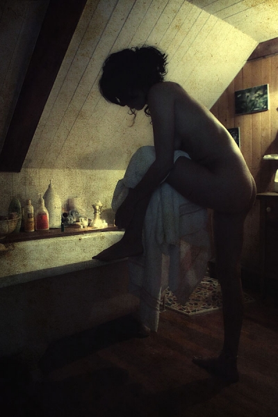 Photograph Michel Feugeas The Bath on One Eyeland
